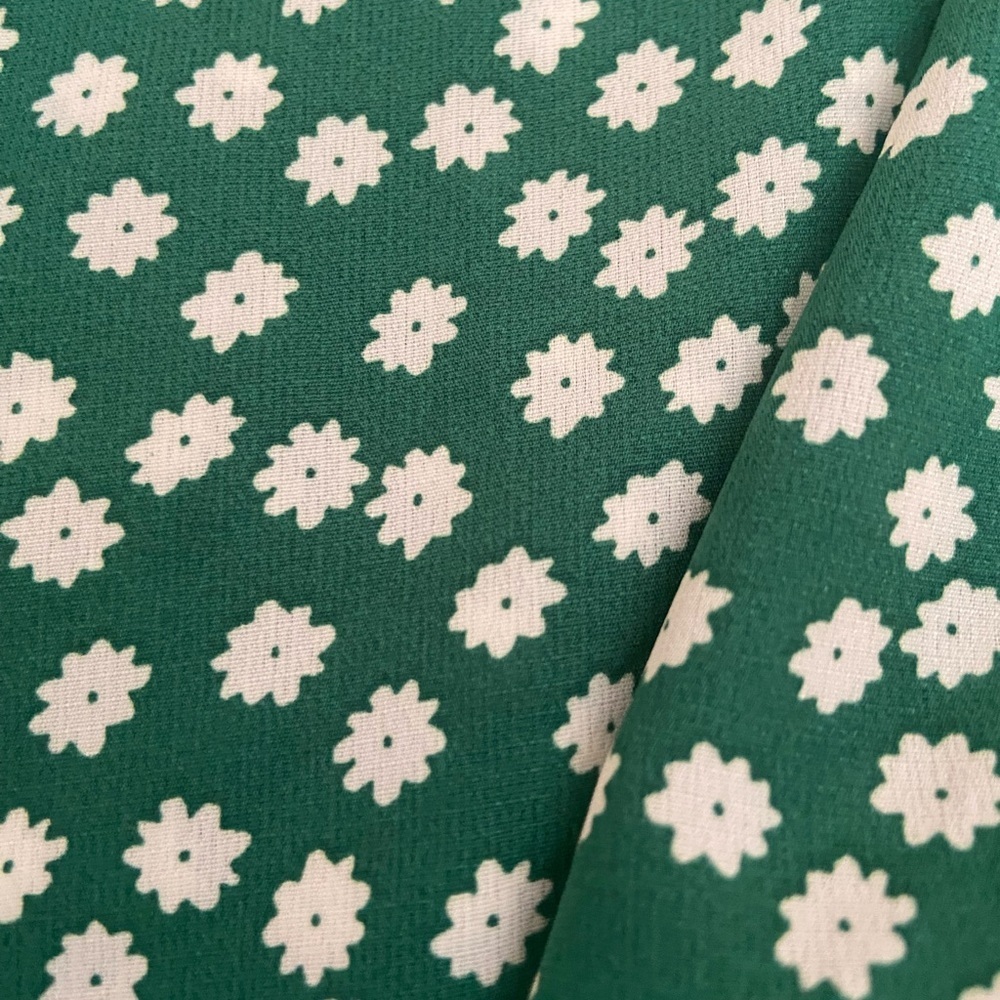 SHEIN FLORAL GREEN DRESS - Picture 3 of 8
